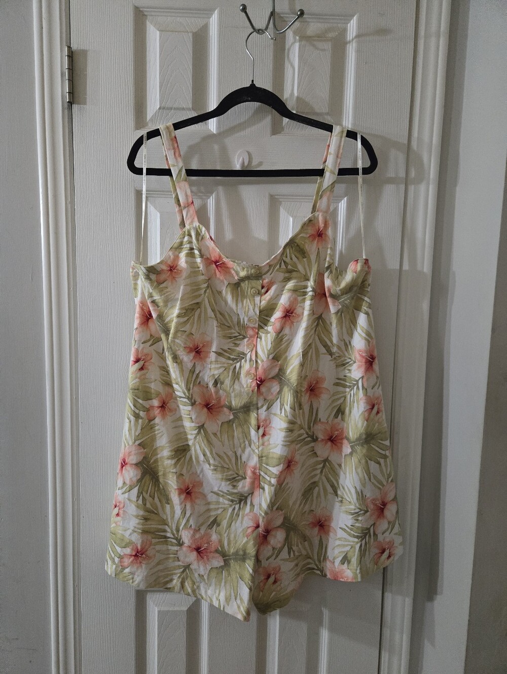 3x knit shorts romper